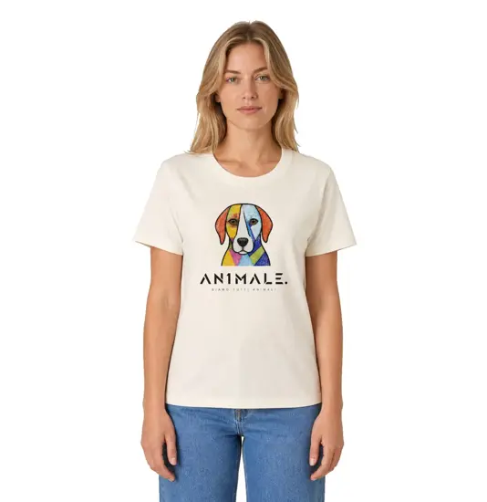 T-shirt da donna AN1MALE Luma 001 • Cane