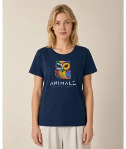 T-shirt da donna AN1MALE Luma 001 • Gufo