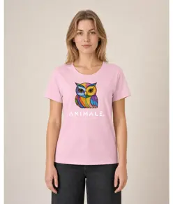 T-shirt da donna AN1MALE Luma 001 • Gufo