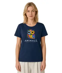 T-shirt da donna AN1MALE Luma 001 • Gufo