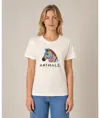 T-shirt da donna AN1MALE Luma 001 • Zebra