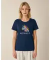 T-shirt da donna AN1MALE Luma 001 • Zebra