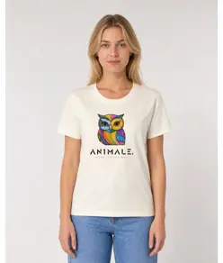T-shirt da donna AN1MALE Nyra 001 • Gufo