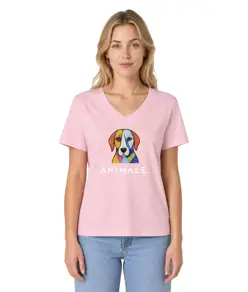 T-shirt da donna AN1MALE Vela 001 • Cane
