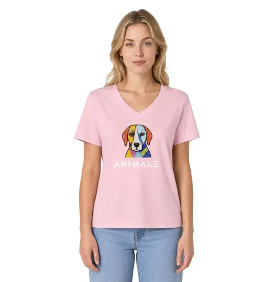 T-shirt da donna AN1MALE Vela 001 • Cane