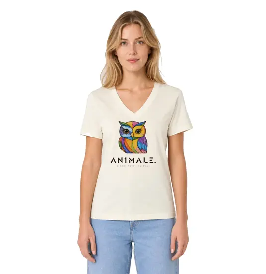 T-shirt da donna AN1MALE Vela 001 • Gufo