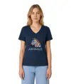 T-shirt da donna AN1MALE Vela 001 • Zebra