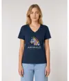 T-shirt da donna AN1MALE Vela 001 • Zebra