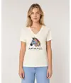 T-shirt da donna AN1MALE Vela 001 • Zebra