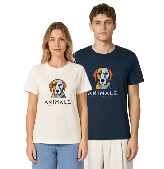 T-shirt unisex AN1MALE Koru 001 • Cane