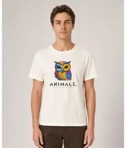 T-shirt unisex AN1MALE Koru 001 • Gufo
