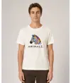 T-shirt unisex AN1MALE Koru 001 • Zebra