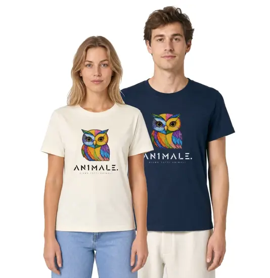 T-shirt unisex AN1MALE Varen 001 • Gufo