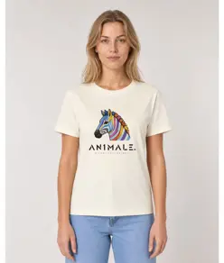 T-shirt unisex AN1MALE Varen 001 • Zebra