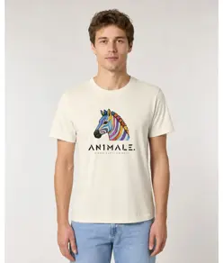 T-shirt unisex AN1MALE Varen 001 • Zebra