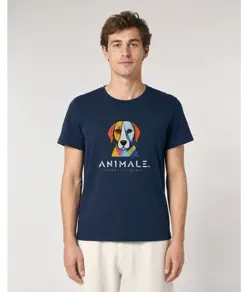 T-shirt unisex AN1MALE Varen 001 • Cane