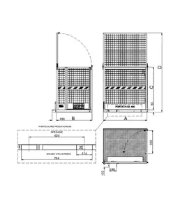 Cestello per manutenzione area
