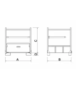 Contenitore porta bombole