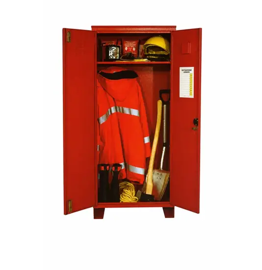 Armadio a pavimento per attrezzi antincendio