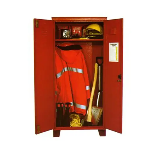 Armadio a pavimento per attrezzi antincendio
