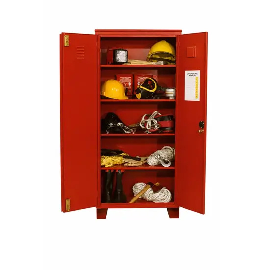 Armadio a pavimento per attrezzi antincendio