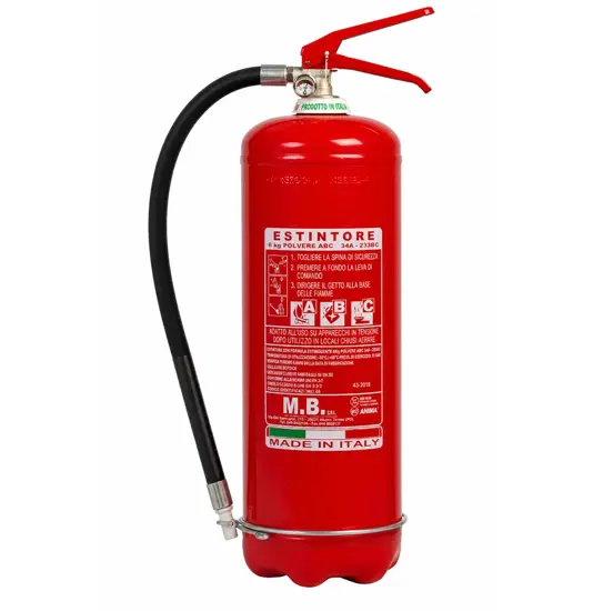 Estintore a polvere 6kg