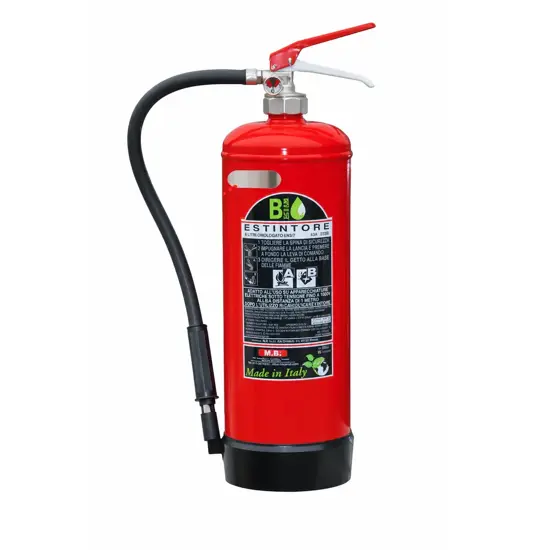 Estintore a schiuma da 6 litri in inox  F6IXBIC