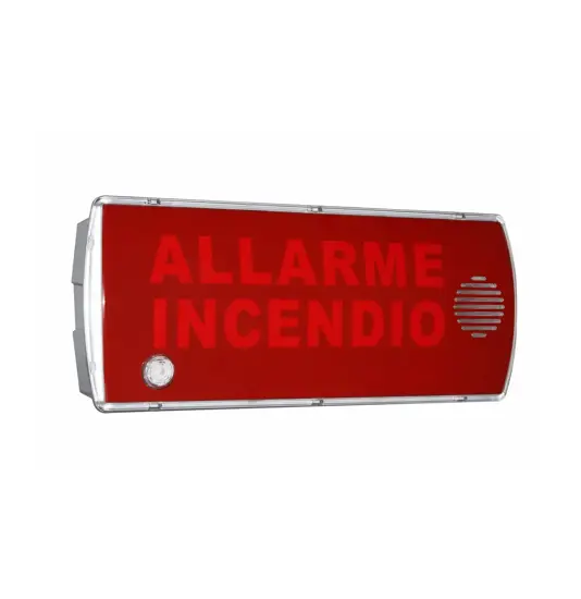 Pannello allarme incendio da parete  PAN1-EU