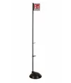 Piantana porta estintore con base ABS