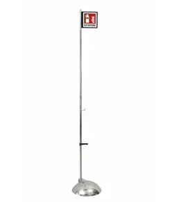 Piantana porta estintore con base ABS