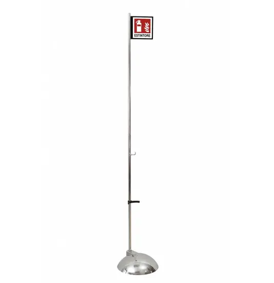 Piantana porta estintore con base ABS