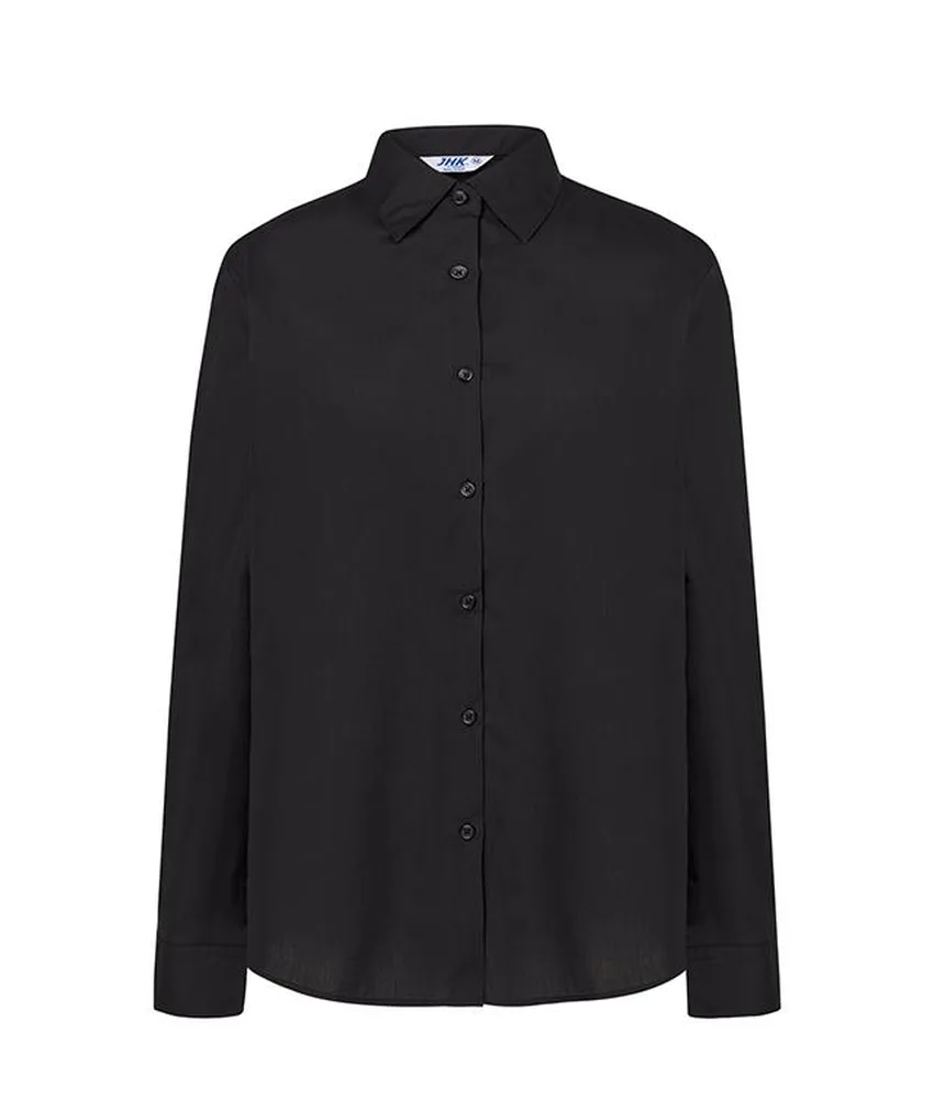 Camicia da donna maniche lunghe JHK, vestibilità leggermente attillata