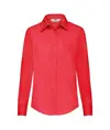 Camicia donna in popeline manica lunga Fruit of the Loom