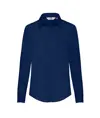 Camicia donna in popeline manica lunga Fruit of the Loom