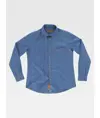 Camicia donna manica lunga cotone denim Workteam