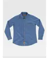 Camicia donna manica lunga cotone denim Workteam