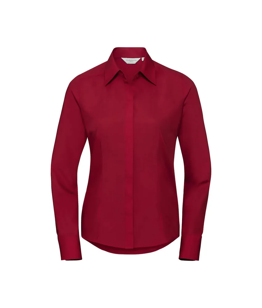CAMICIA DONNA MANICA LUNGA POPELINE Russell