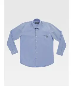 Camicia manica lunga a quadretti Workteam
