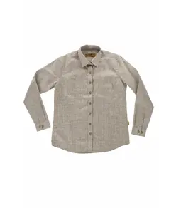 Camicia manica lunga a quadretti donna Workteam