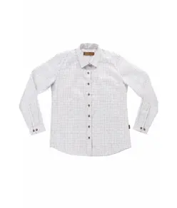 Camicia manica lunga a quadretti donna Workteam