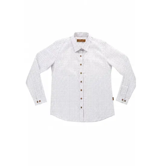 Camicia manica lunga a quadretti donna Workteam