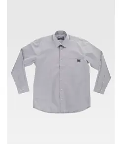 Camicia manica lunga a quadretti Workteam