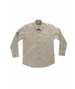 Camicia manica lunga a quadretti Workteam