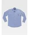 Camicia manica lunga a quadretti Workteam