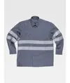 Camicia manica lunga bande rifrangenti Workteam