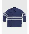 Camicia manica lunga bande rifrangenti Workteam