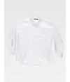 Camicia uomo manica lunga due tasche sul petto cotone Workteam