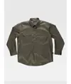 Camicia uomo manica lunga due tasche sul petto cotone Workteam
