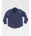 Camicia uomo manica lunga due tasche sul petto cotone Workteam