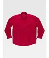 Camicia uomo manica lunga due tasche sul petto cotone Workteam